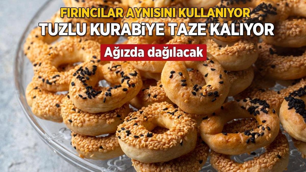 Tuzlu Kurabiyelerin Kıyır Kıyır Olmasını Sağlayan Yöntemler!