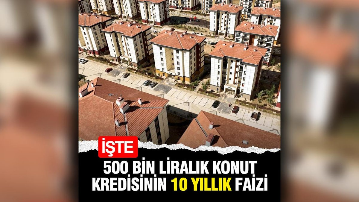 500 Bin Liralık Kredi İçin 10 Yıllık Geri Ödeme Tutarı 1.7 Milyon