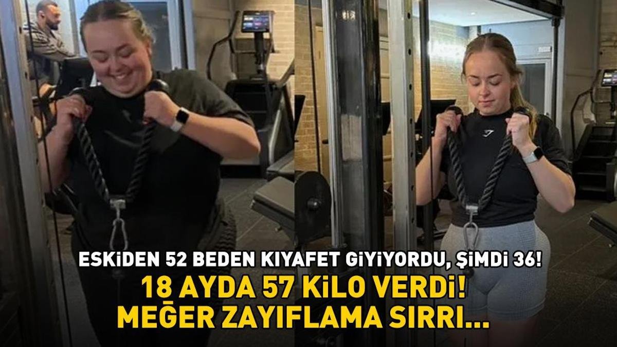 18 Ayda 57 Kilo Veren Genç Kadının Zayıflama Sırrı Nedir?