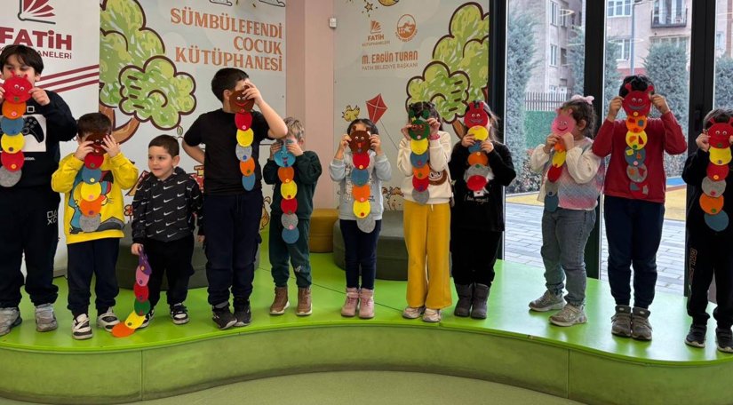 Sevgiyle Birlikte Anne ve Çocuklar İçin "Düğmeli Tırtıl" Etkinliği