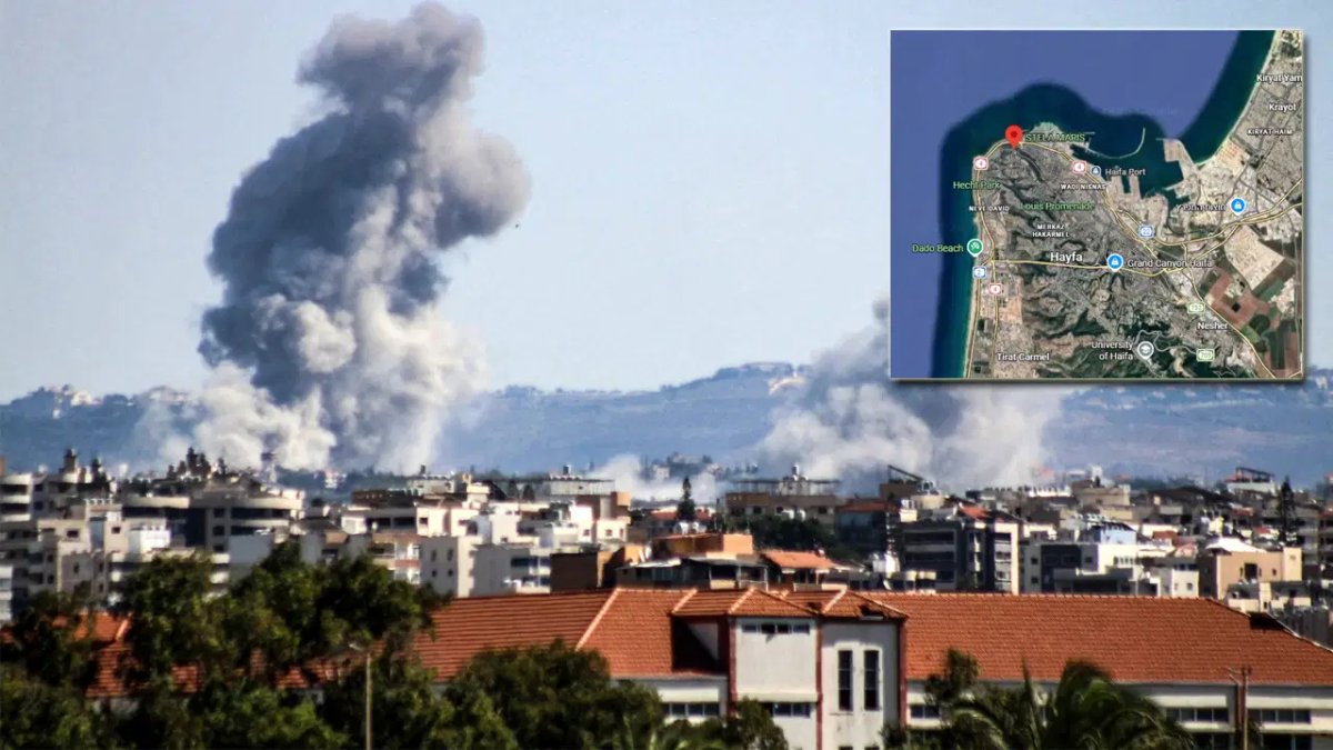 Hizbullah'ın Hayfa Çevresindeki İsrail Deniz Tesisine Roket Atışı