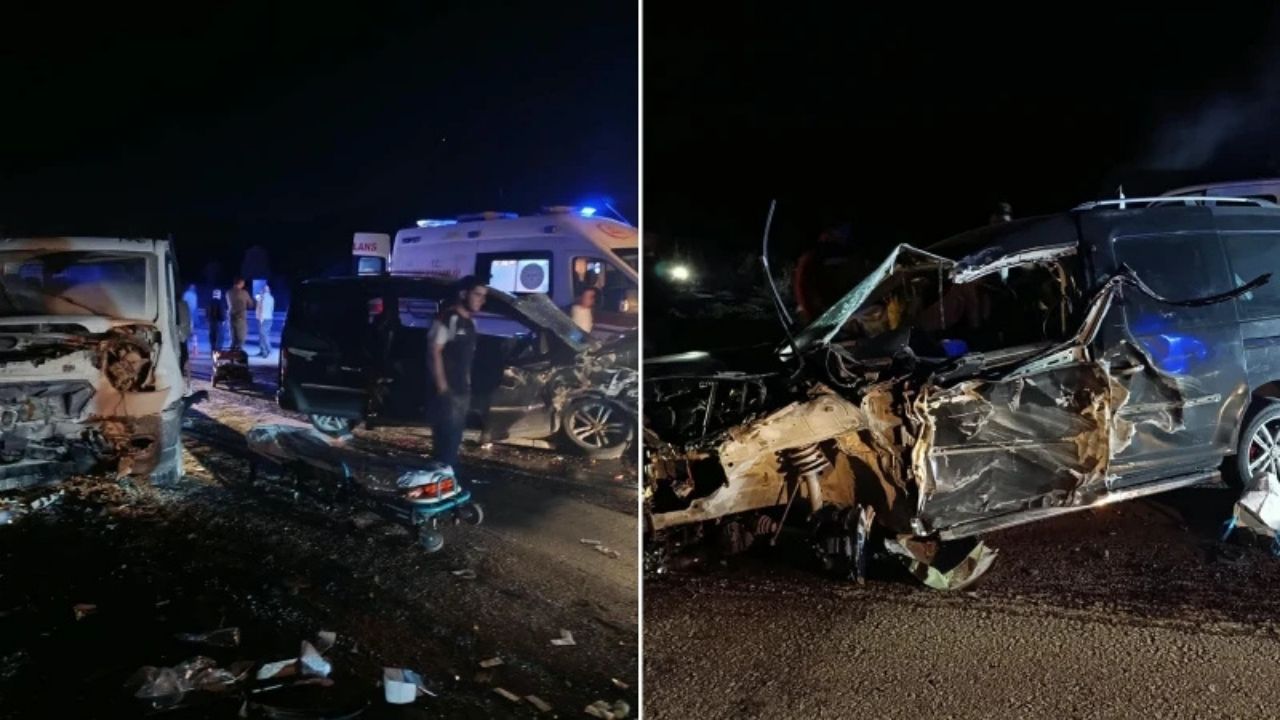 Manisa’da üç aracın karıştığı zincirleme kazada beş kişi yaralandı