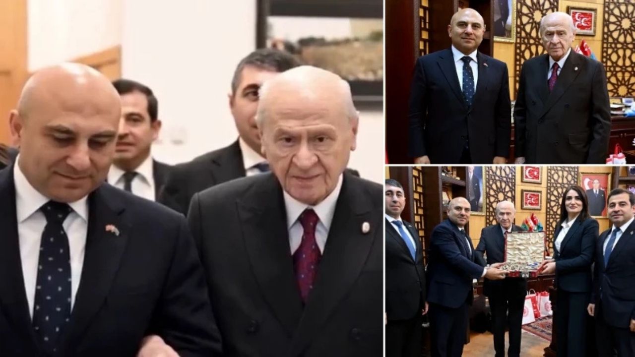 Azerbaycan Büyükelçisi Reşad Aslanov’dan Devlet Bahçeli’ye Ziyaret