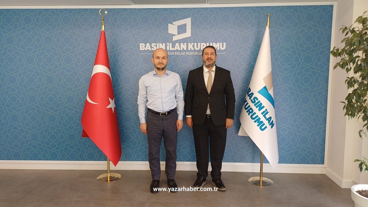 Yazar Medya Yönetiminden BİK Trabzon İl Müdürü Ali Nuhoğluna Ziyaret ve 2030 Vizyonu Paylaşımı